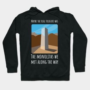 Utah Monolith Meme Maybe The Real Treasure Meme Hoodie
